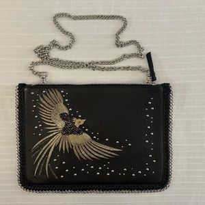 Topshop Small Vegan Leather Embellished Crossbody bag